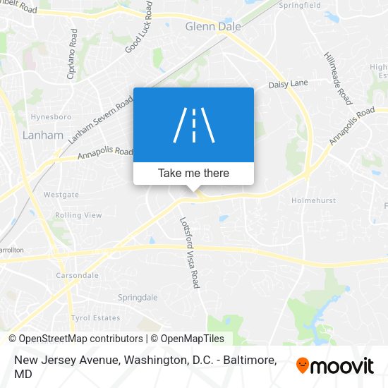 New Jersey Avenue map