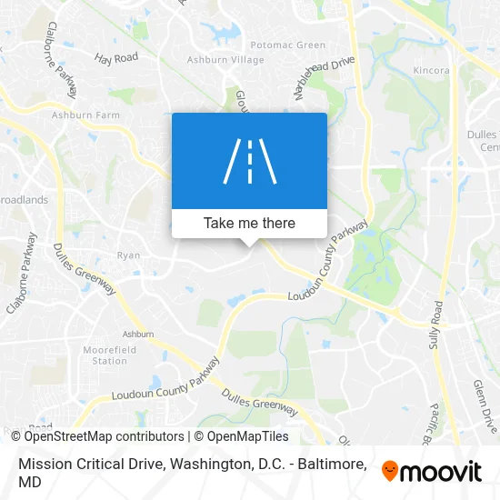 Mission Critical Drive map