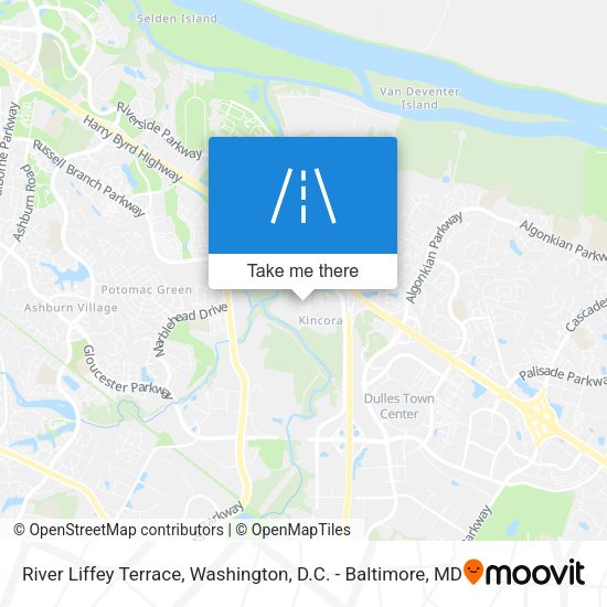 River Liffey Terrace map