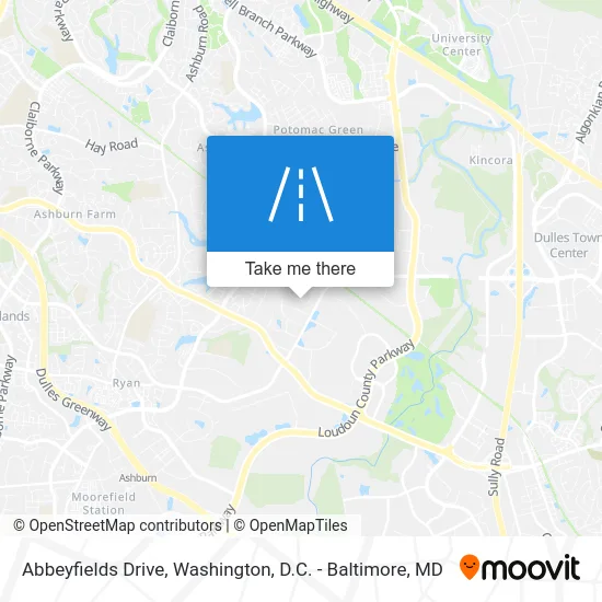 Abbeyfields Drive map