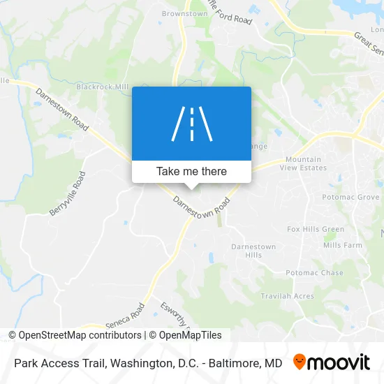 Park Access Trail map