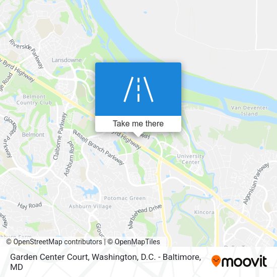 Garden Center Court map