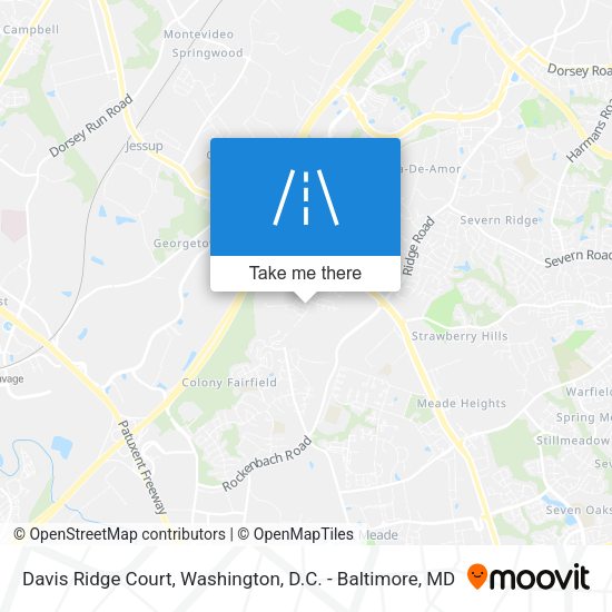 Davis Ridge Court map