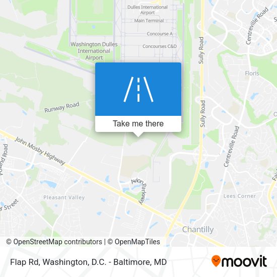 Flap Rd map