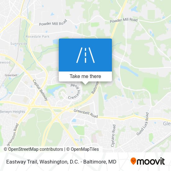 Eastway Trail map