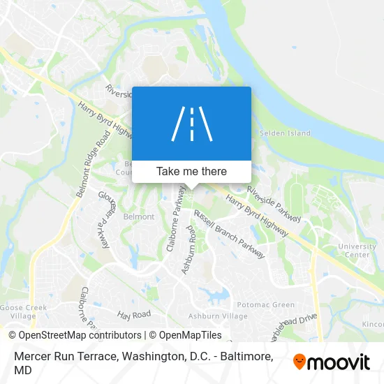 Mercer Run Terrace map