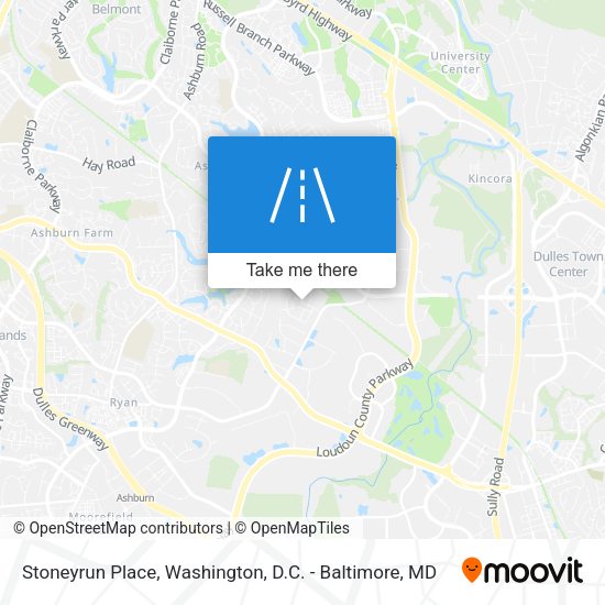 Stoneyrun Place map