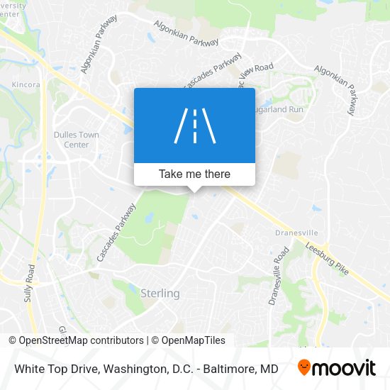 Mapa de White Top Drive