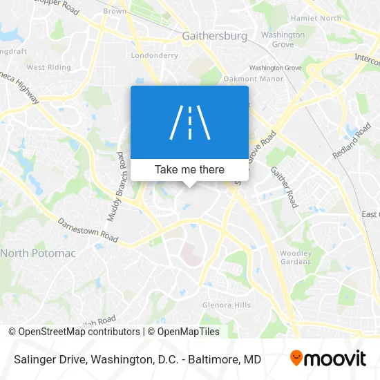 Salinger Drive map