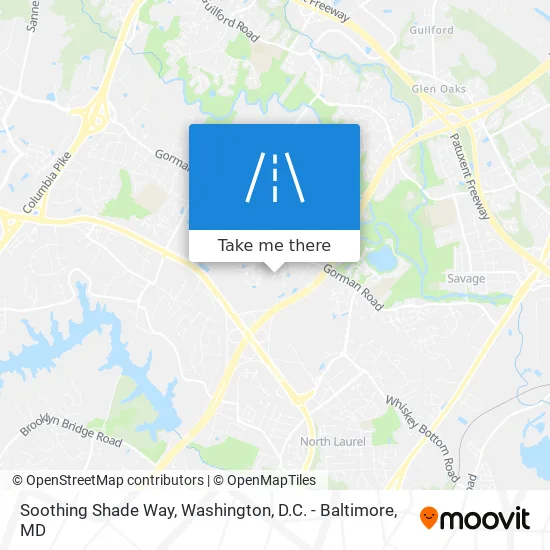 Soothing Shade Way map