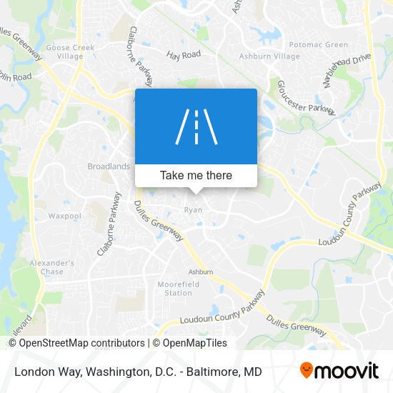 Mapa de London Way