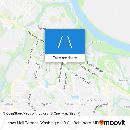 Hanes Hall Terrace map