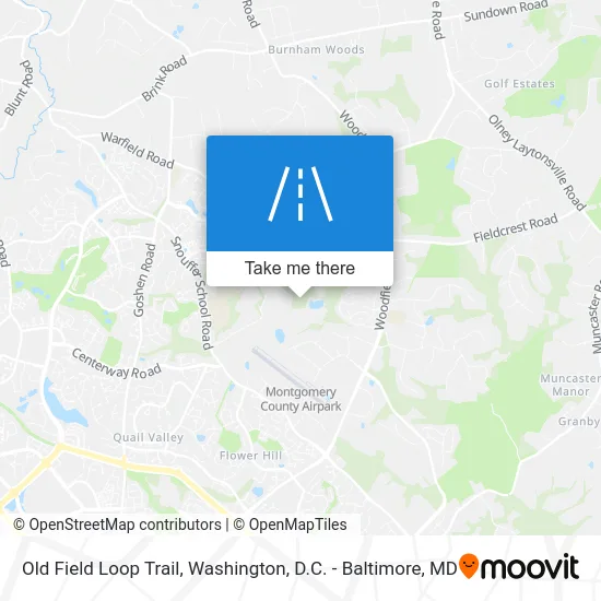 Old Field Loop Trail map