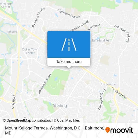 Mount Kellogg Terrace map