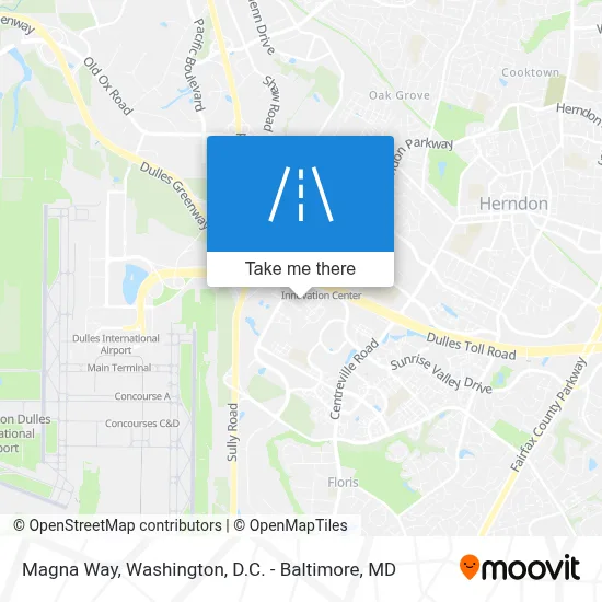 Magna Way map