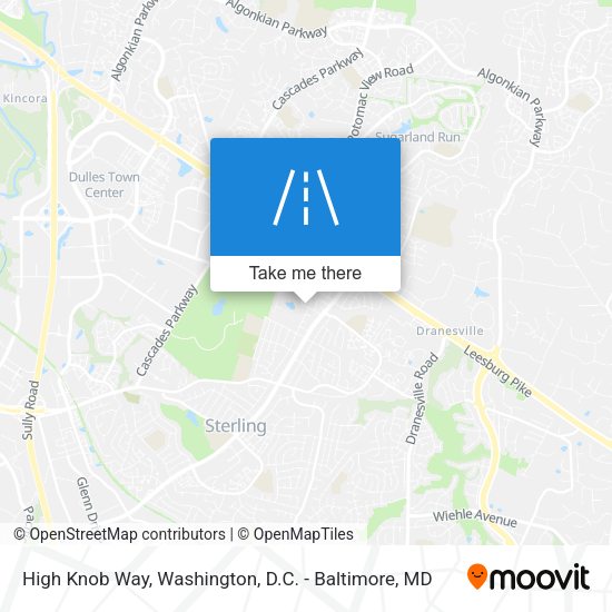 Mapa de High Knob Way