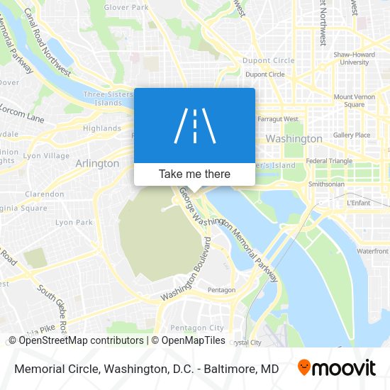 Memorial Circle map