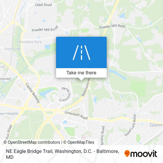 NE Eagle Bridge Trail map