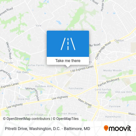 Pitrelli Drive map