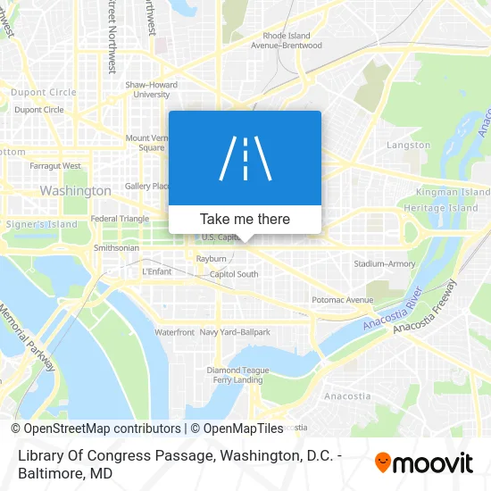 Library Of Congress Passage map