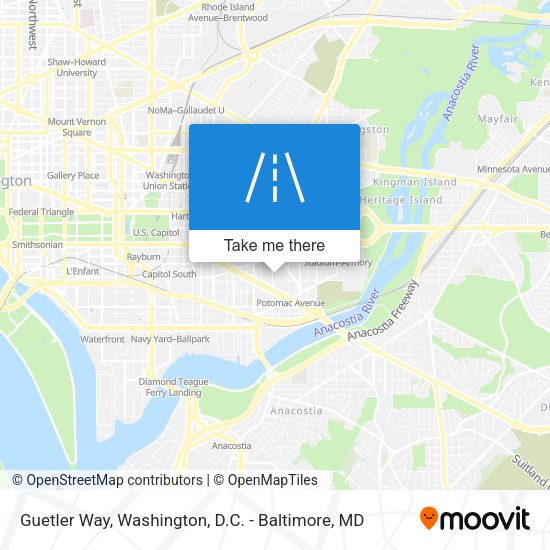 Guetler Way map