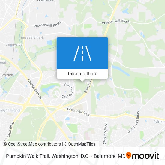 Mapa de Pumpkin Walk Trail