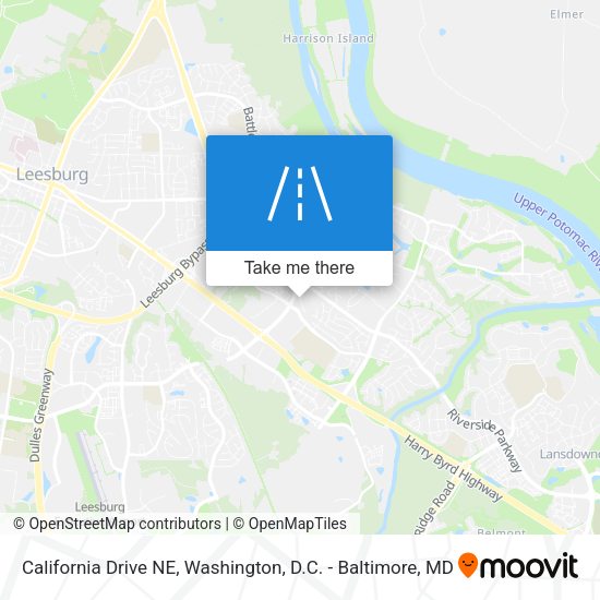 California Drive NE map