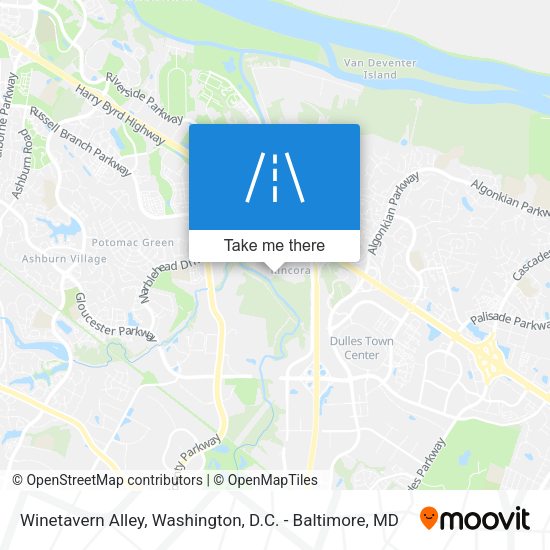 Winetavern Alley map