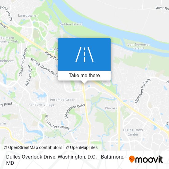Dulles Overlook Drive map