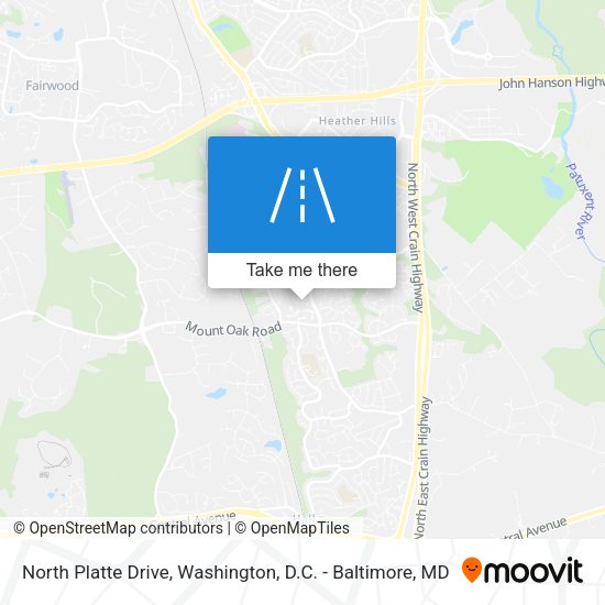 North Platte Drive map