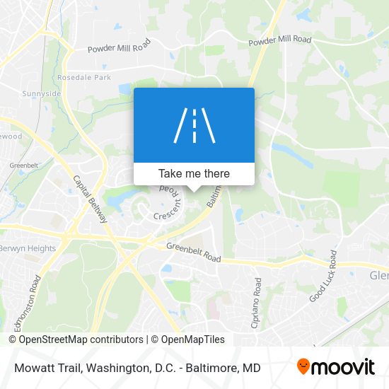 Mowatt Trail map