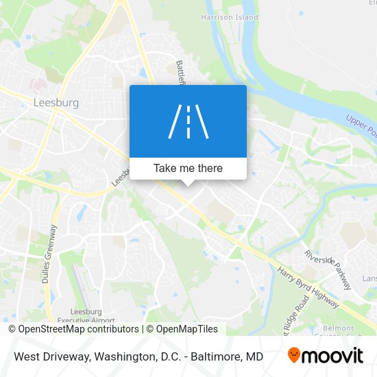 West Driveway map