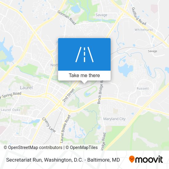 Mapa de Secretariat Run