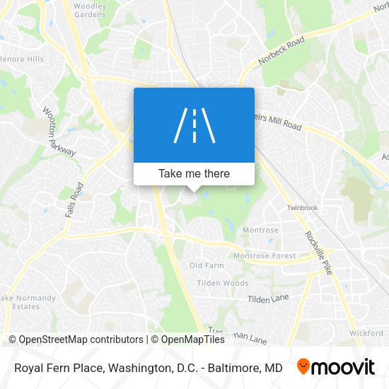 Royal Fern Place map
