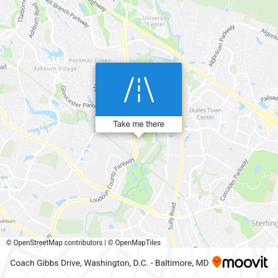 Coach Gibbs Drive map
