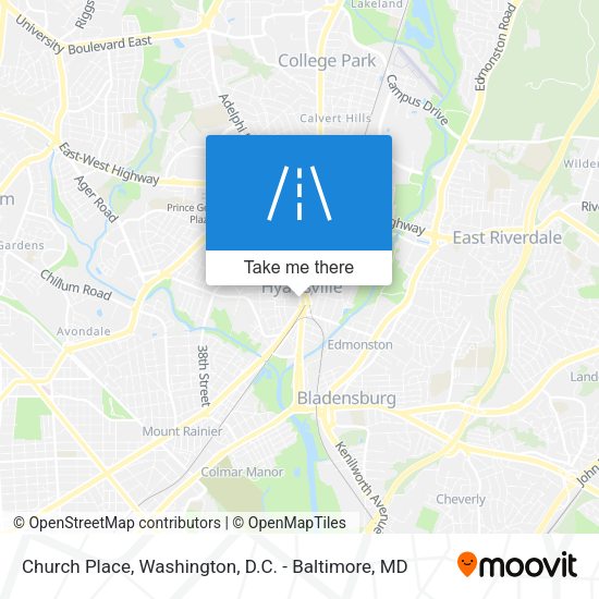 Mapa de Church Place