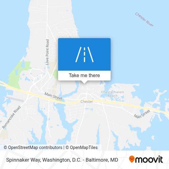 Spinnaker Way map