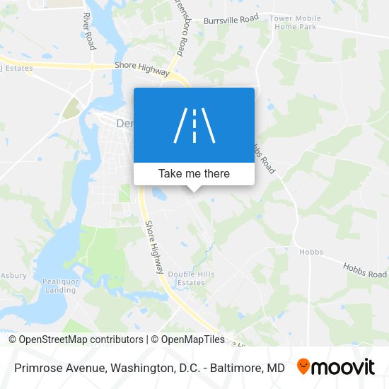 Primrose Avenue map