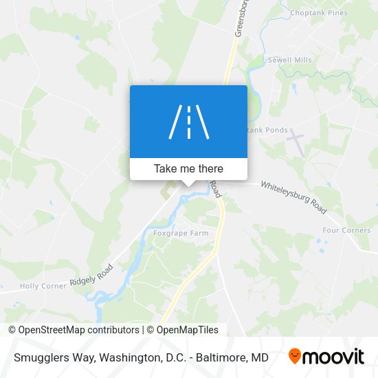 Smugglers Way map