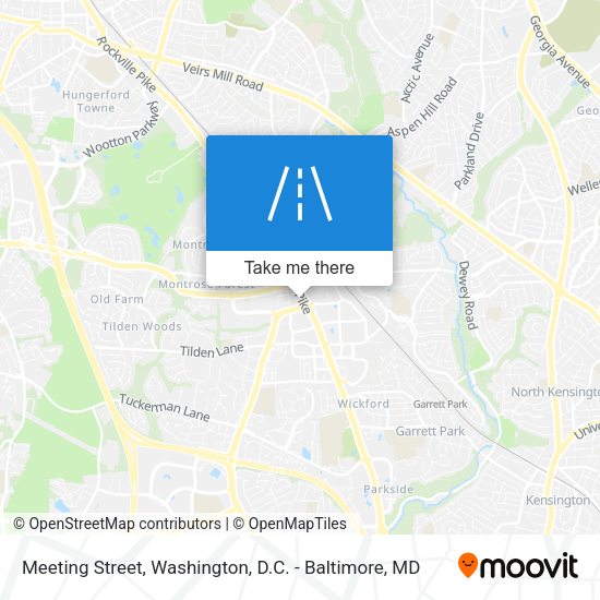 Meeting Street map