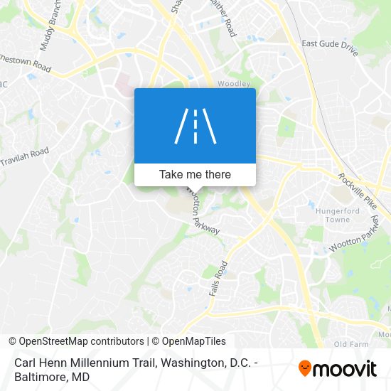 Carl Henn Millennium Trail map