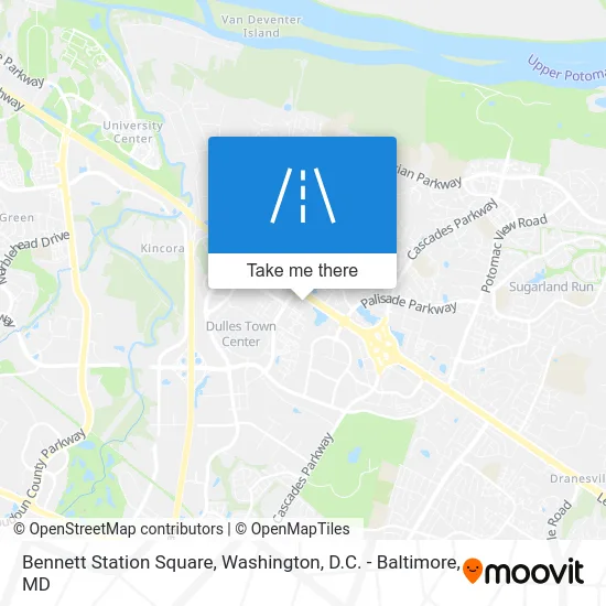 Bennett Station Square map