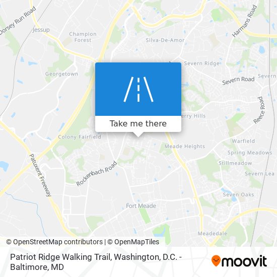 Patriot Ridge Walking Trail map