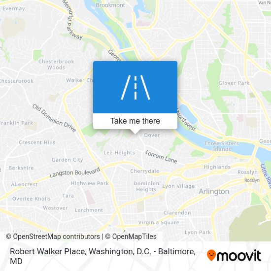 Mapa de Robert Walker Place