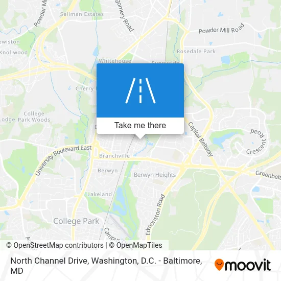 North Channel Drive map