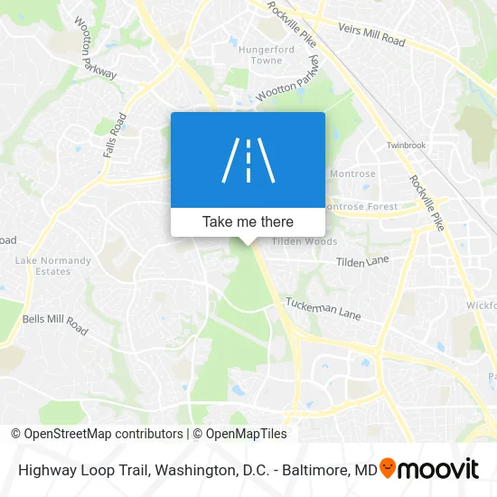 Highway Loop Trail map