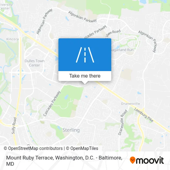 Mount Ruby Terrace map