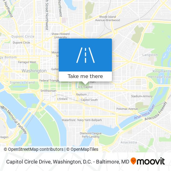 Capitol Circle Drive map