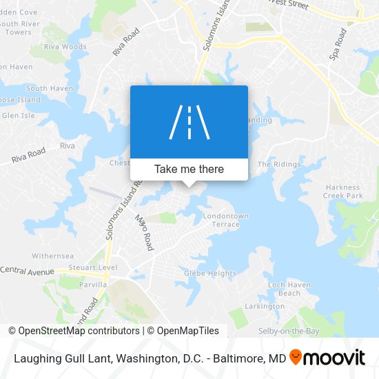 Laughing Gull Lant map