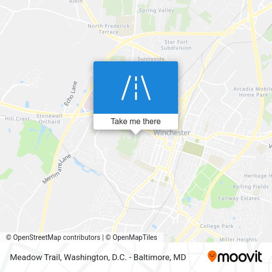 Meadow Trail map